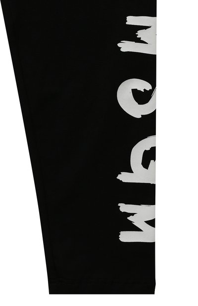 Хлопковые легинсы MSGM KIDS, арт. MS029099, фото 3