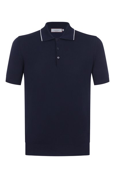 Мужская хлопковое поло CANALI, арт. C1053/MK02261