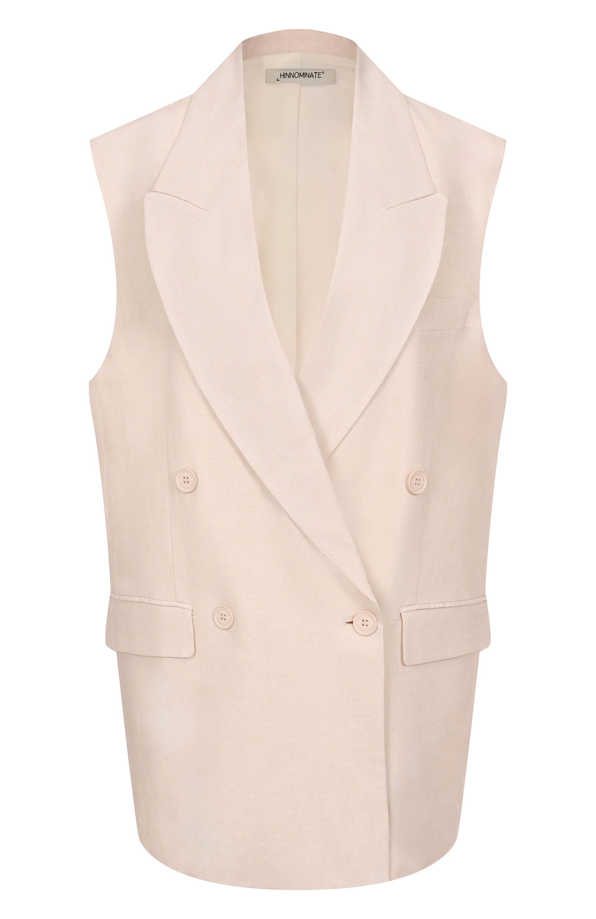 Жилет изо льна и вискозы HINNOMINATE, арт. HMABW01841, фото 1