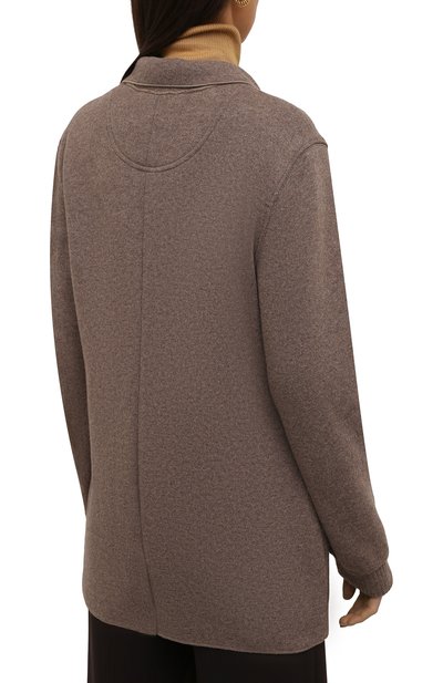 Шерстяной жакет WEEKEND MAX MARA коричневого цвета по цене 56760 руб., арт. TURCHIA 39160716, фото 4 Шерстяной жакет WEEKEND MAX MARA, арт. TURCHIA 39160716, фото 4