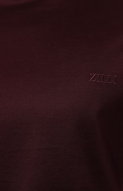 Хлопковая футболка ZILLI, арт. TSR02HM0110VZL000, фото 5