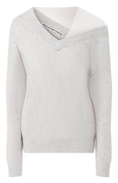 Женский пуловер из смеси шерсти и вискозы ALEXANDER WANG, арт. 1KC1201008