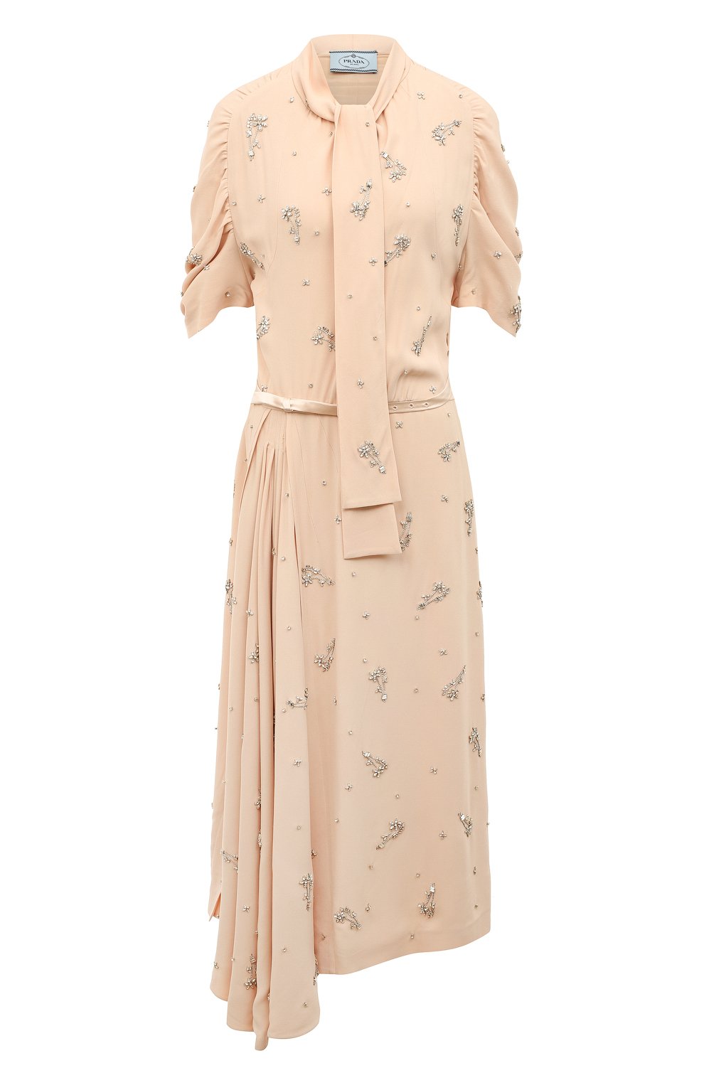 Платье с отделкой стразами PRADA, арт. P36S3R-1R14-F0924-182, фото 1