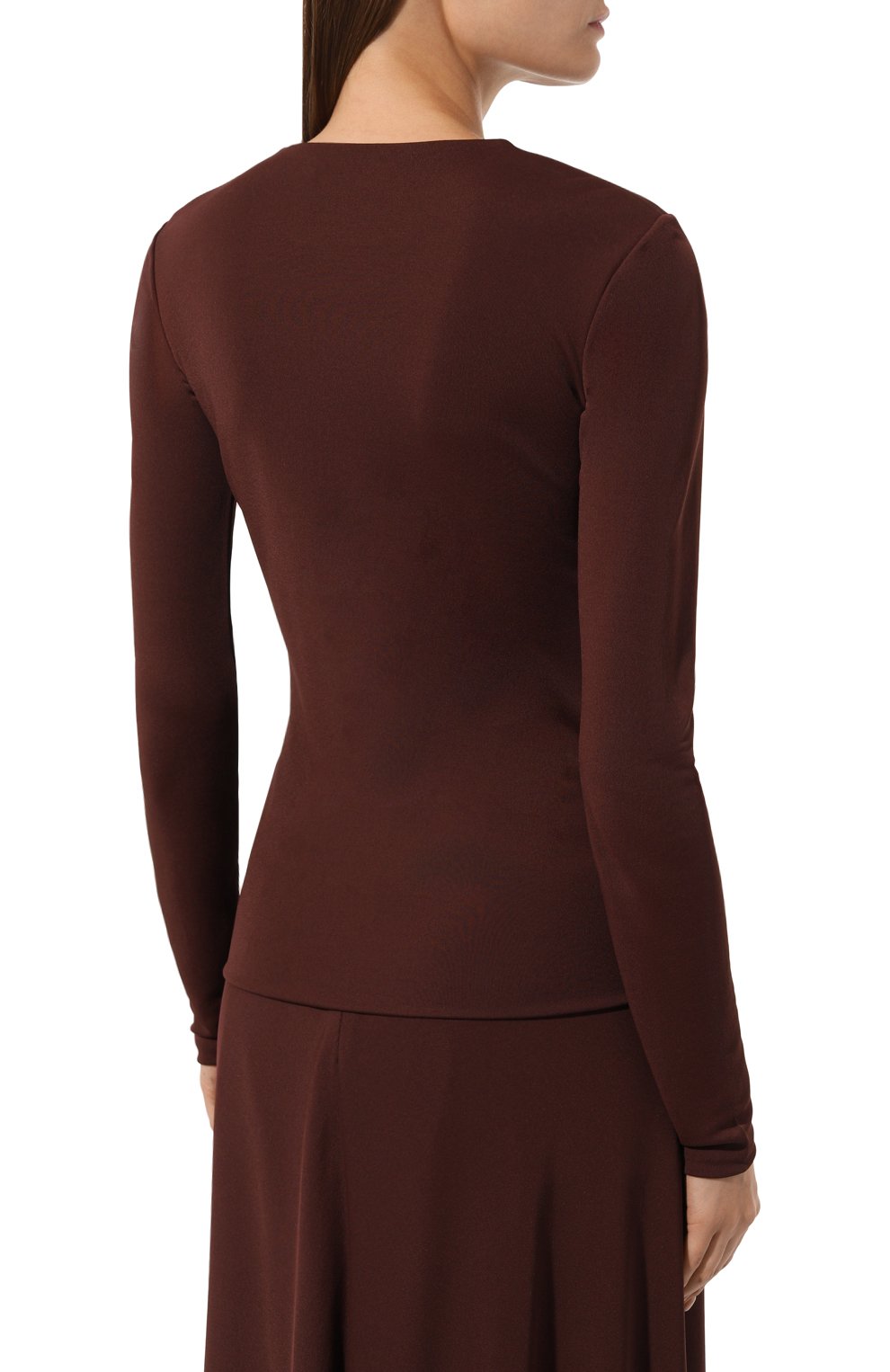 Лонгслив из вискозы JIL SANDER, арт. J04NC0003/J65016, фото 4