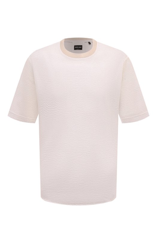 Футболка из вискозы Giorgio Armani GM000055/TE11186 Белый GM000055/TE11186