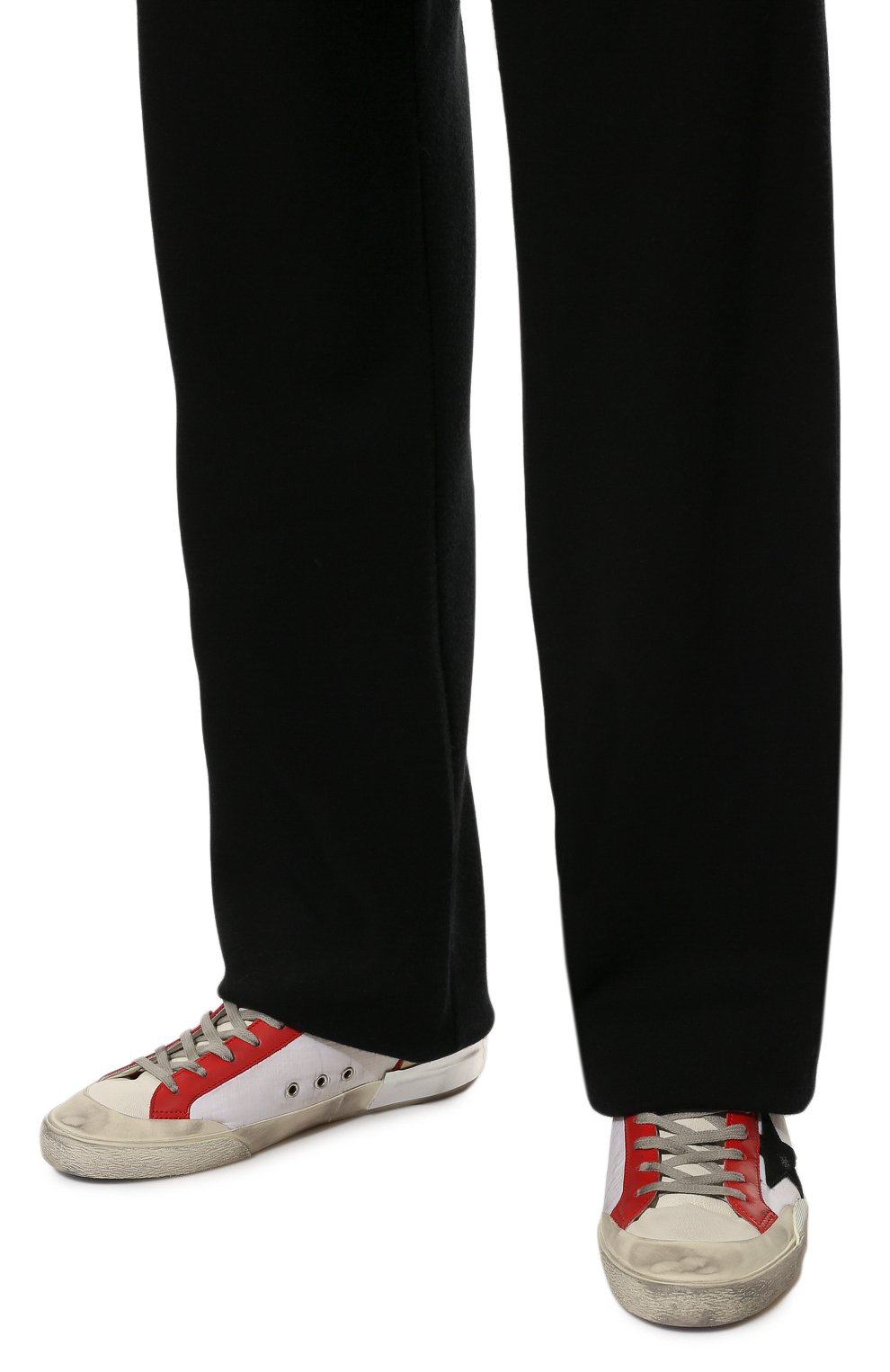 Комбинированные кеды superstar GOLDEN GOOSE DELUXE BRAND, арт. GMF00108.F002556, фото 3