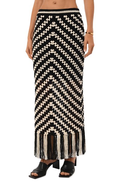 Хлопковая юбка ZIMMERMANN, арт. 9762SSS241, фото 3