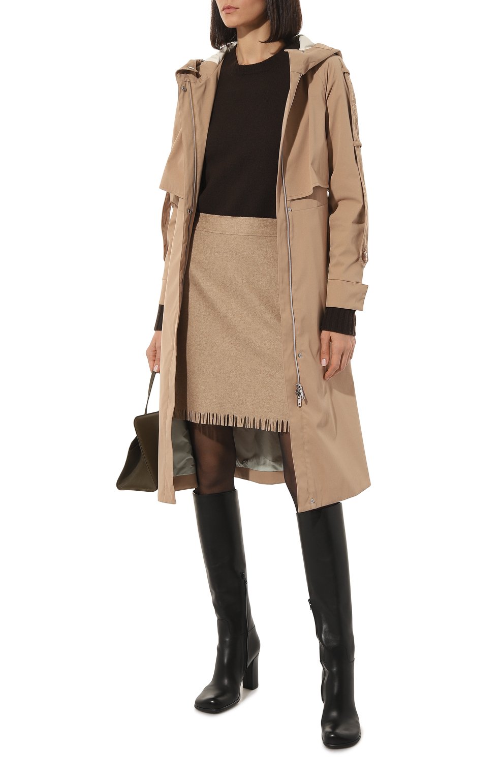 Шерстяная юбка ALBERTA FERRETTI бежевого цвета по цене 56400 руб., арт. 222M/A0115/5122, фото 2 Шерстяная юбка ALBERTA FERRETTI, арт. 222M/A0115/5122, фото 2