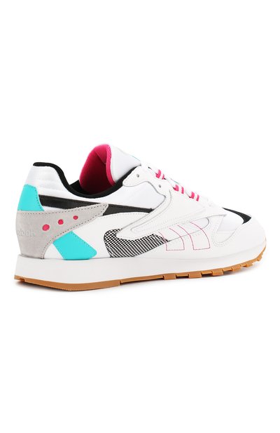 Комбинированные кроссовки classic leather ati 90s REEBOK, арт. DV5373, фото 4