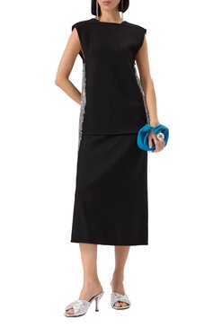 Женские кожаные мюли blink BOTTEGA VENETA серебряного цвета, арт. 796455/V55N1 | Фото 2 (Каблук высота: Высокий; Подошва: Плоская; Драгоценные камни: Проставлено; Материал сплава: Проставлено; Материал внешний: Натуральная кожа; Материал внутренний: Натуральная кожа; Каблук тип: Шпилька)