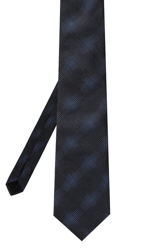 Шелковый галстук BOSS 50505146 Чёрный  50505146 Фото 3