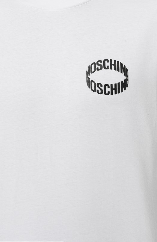 Хлопковая футболка Moschino 5
