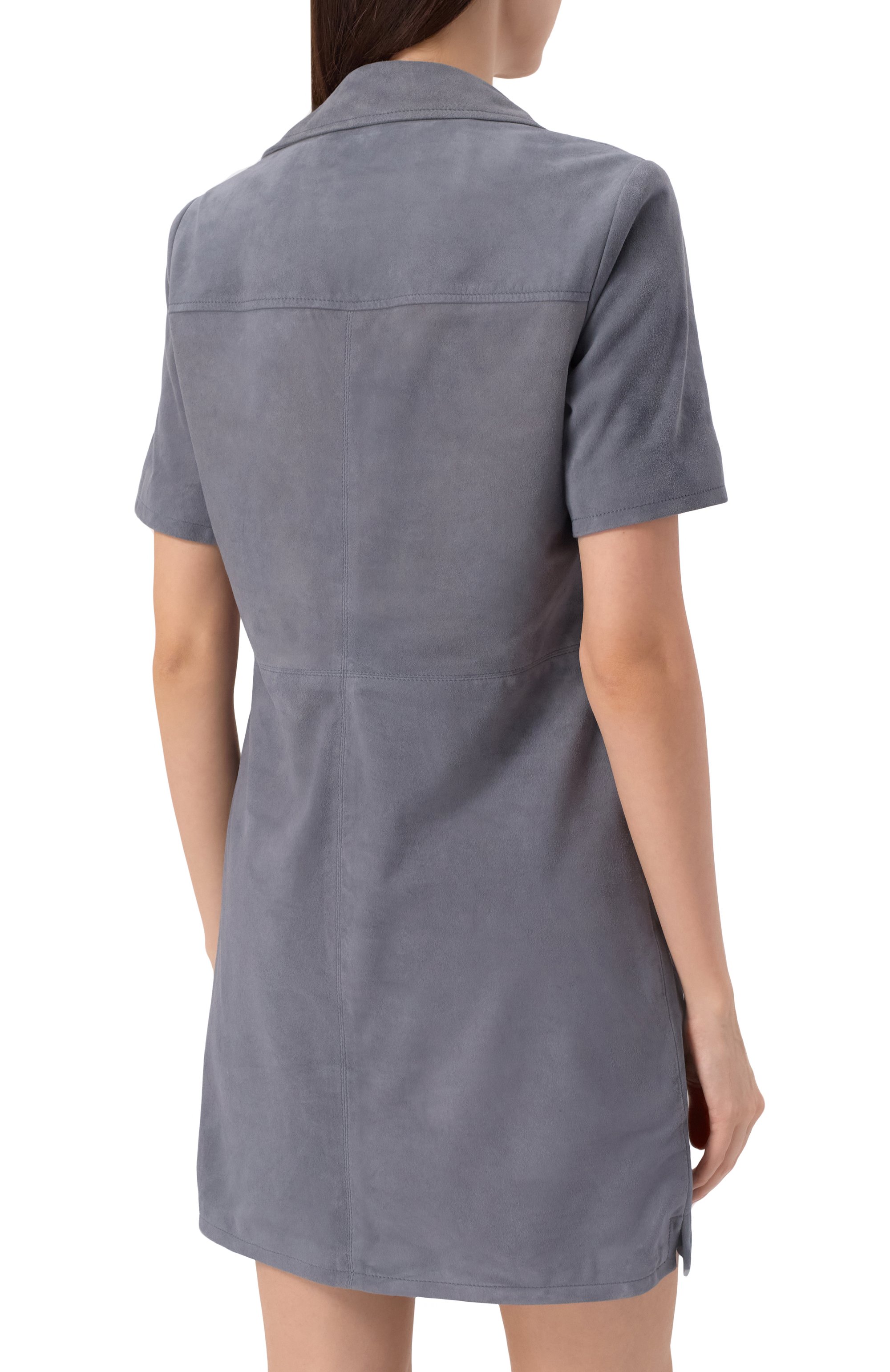 Замшевое платье ZADIG AND VOLTAIRE, арт. RWDR01040, фото 4