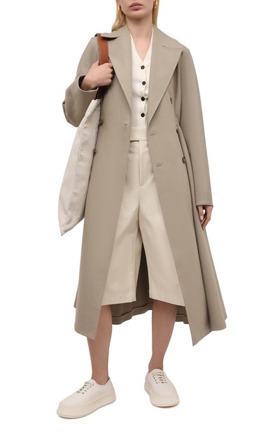 Текстильные кеды JIL SANDER белого цвета по цене 62350 руб., арт. JS36072A-13066, фото 2 Текстильные кеды JIL SANDER, арт. JS36072A-13066, фото 2