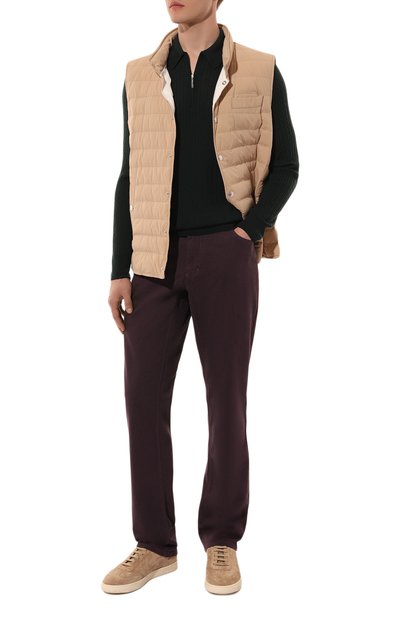 Мужские брюки из хлопка и кашемира ZILLI, арт. JSS001M0112VZDT01