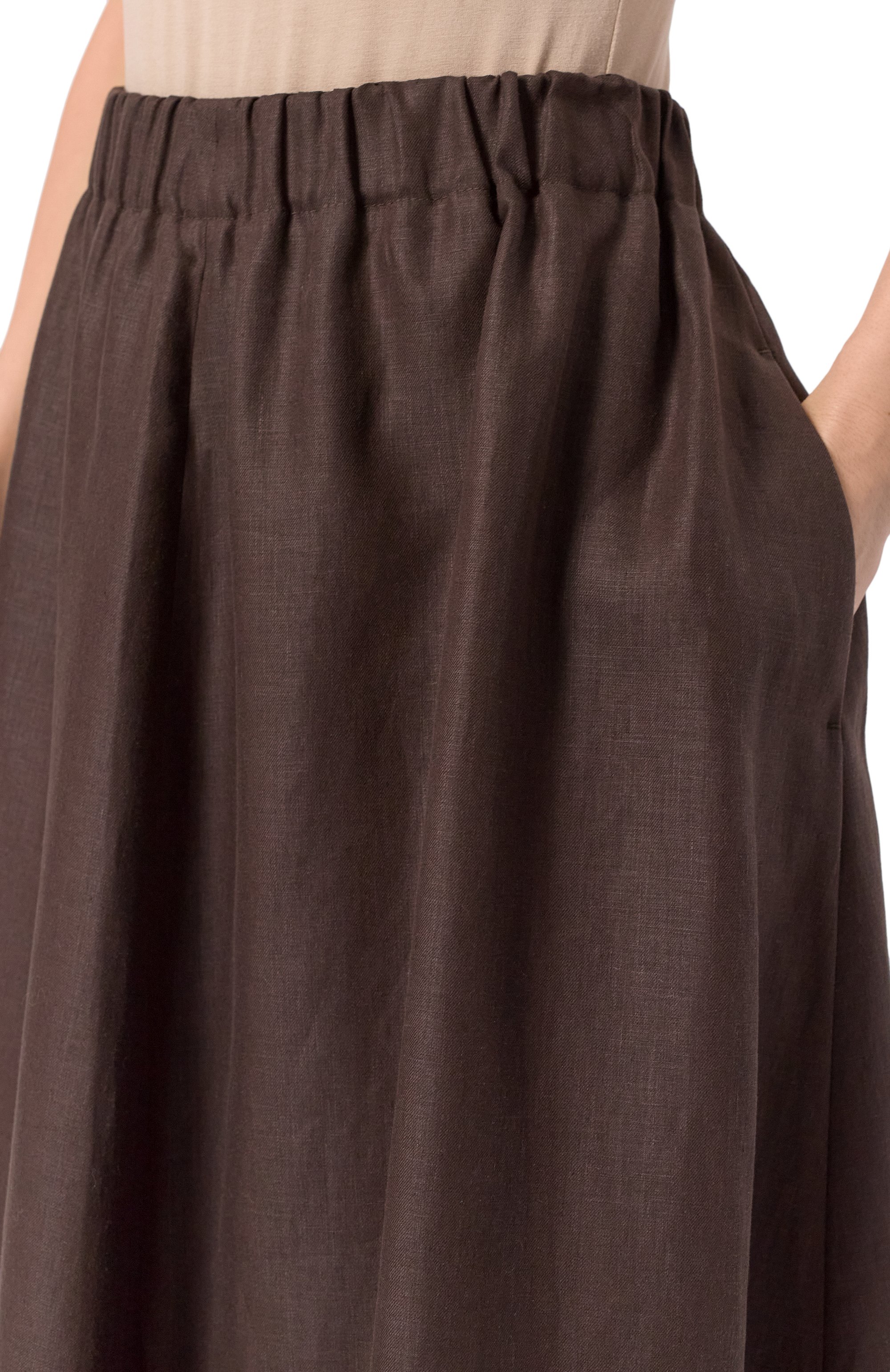 Льняная юбка BRUNELLO CUCINELLI, арт. ML142G3767, фото 5