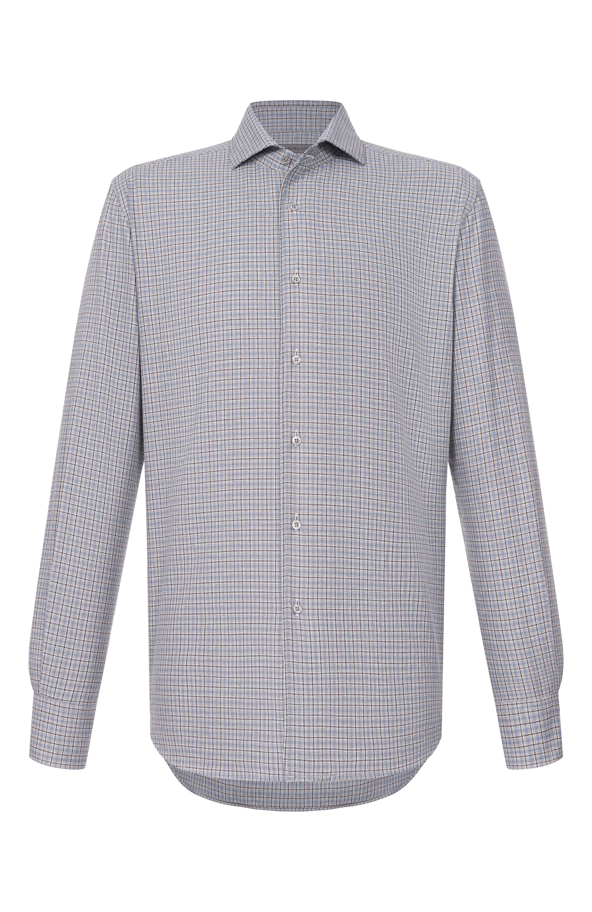 Х лопковая рубашка CORNELIANI, арт. 28P156/2A11133, фото 1