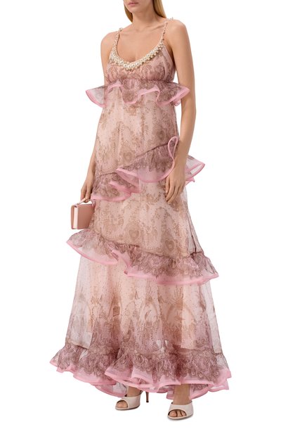 Женское шелковое платье ZIMMERMANN, арт. 2149DR251