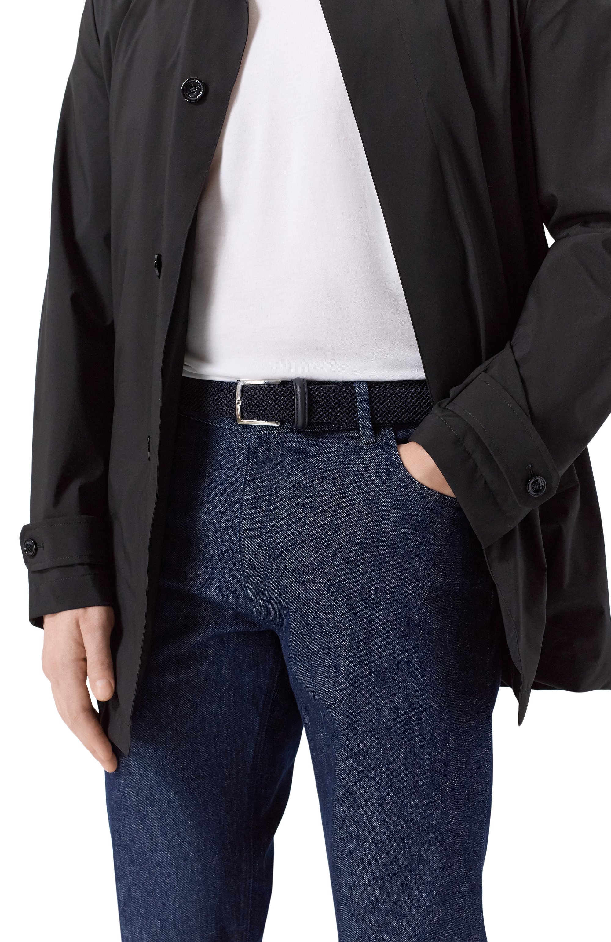 Текстильный ремень KITON, арт. USC3601N0135701, фото 2