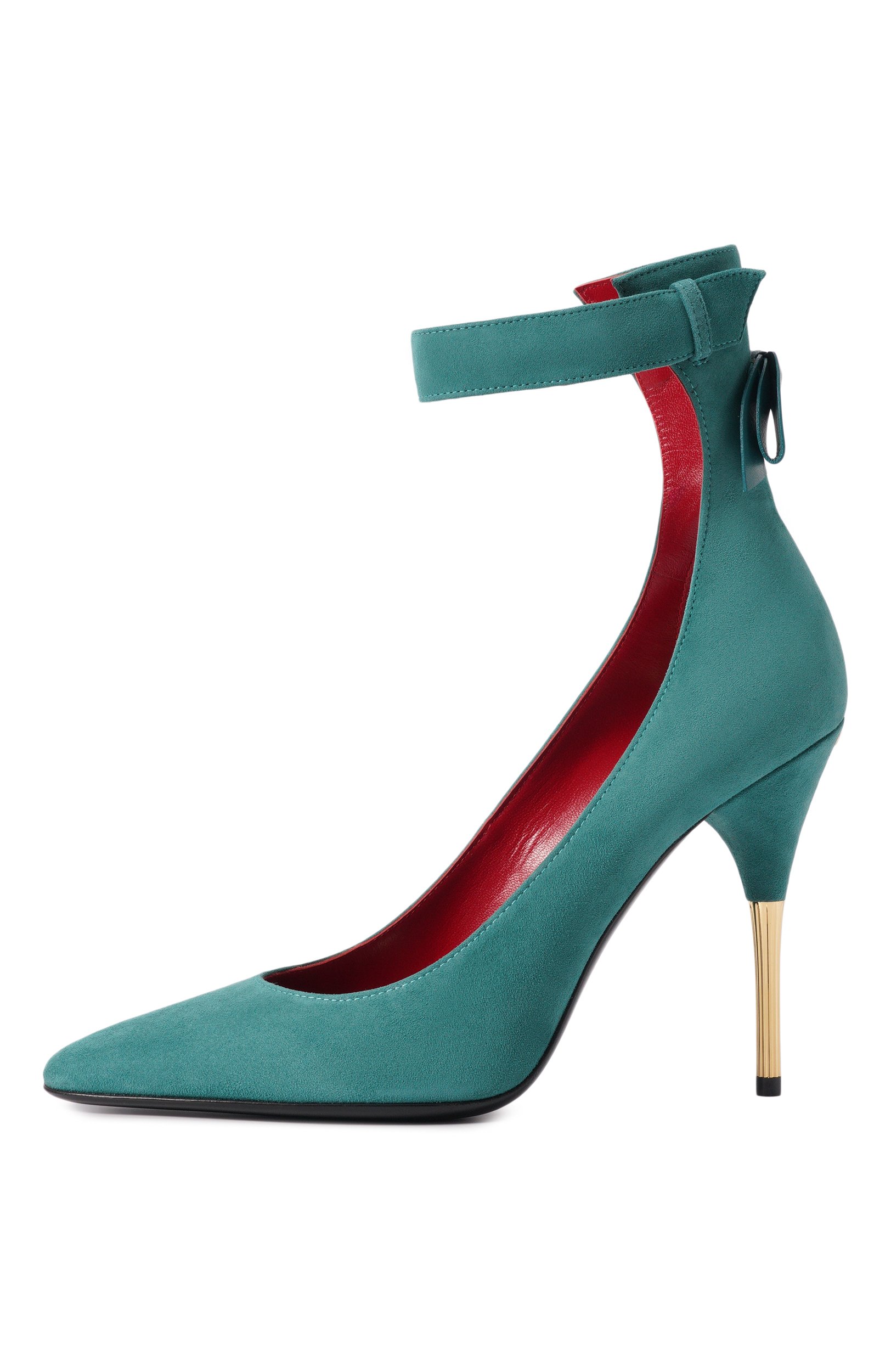 Замшевые туфли fatale 105 VALENTINO зеленого цвета по цене 145500 руб., арт. 9W0S0QI9/DLL, фото 4 Замшевые туфли fatale 105 VALENTINO, арт. 9W0S0QI9/DLL, фото 4