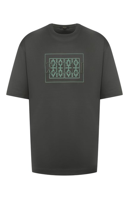 Мужская хлопковая футболка ZILLI, арт. TSR030M0100VZMRB0