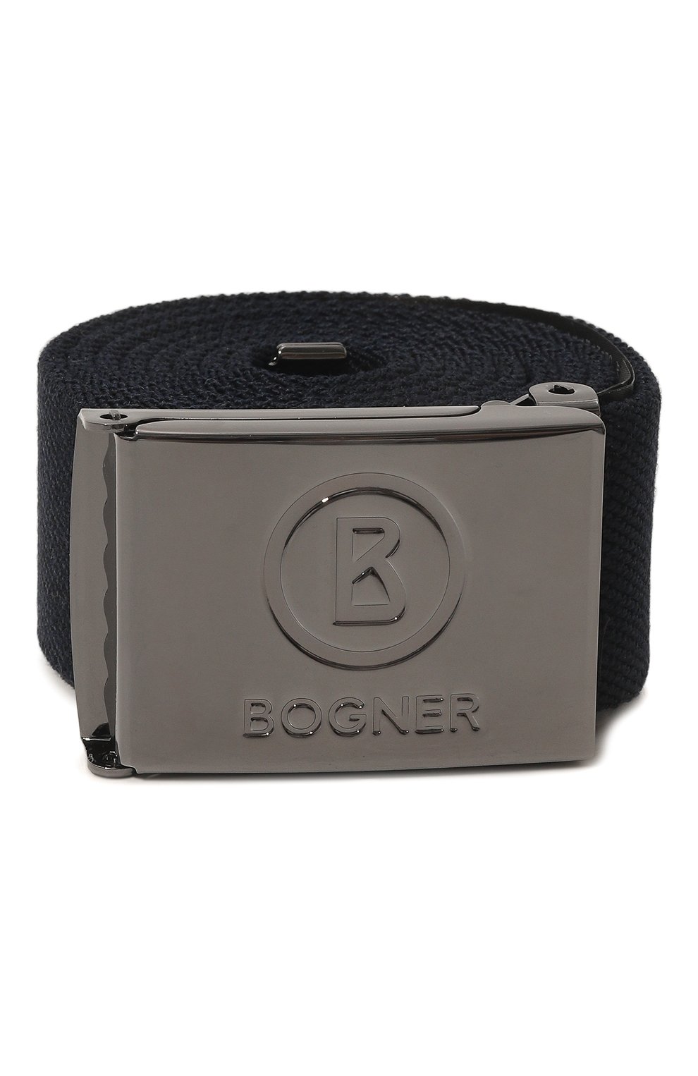Текстильный ремень BOGNER синего цвета по цене 12300 руб., арт. 91044556, фото 1 Текстильный ремень BOGNER, арт. 91044556, фото 1