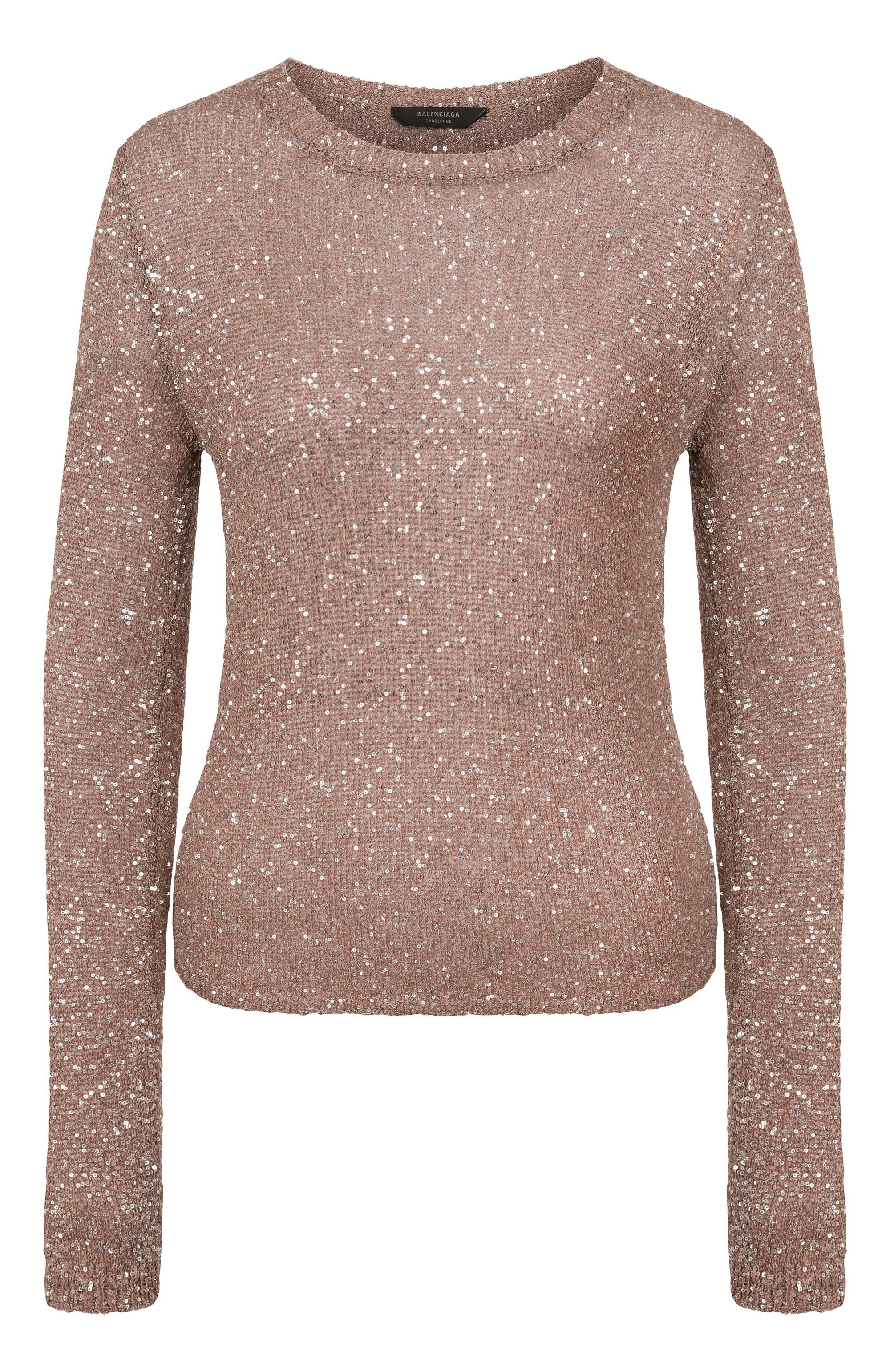Пуловер с отделкой пайетками BALENCIAGA, арт. 813115/T7196, фото 1