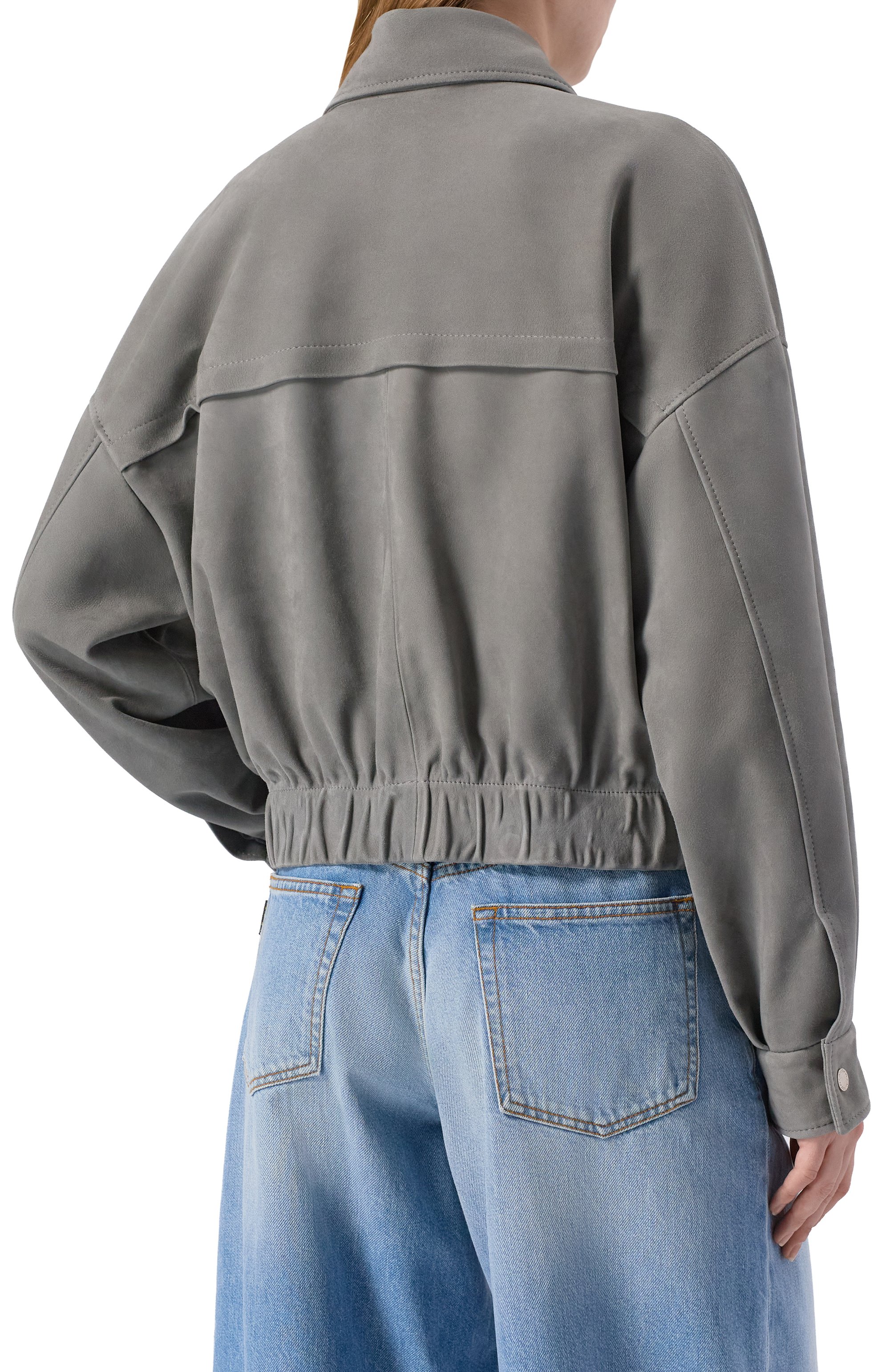 Замшевый бомбер MASLOV, арт. MZK07, фото 4