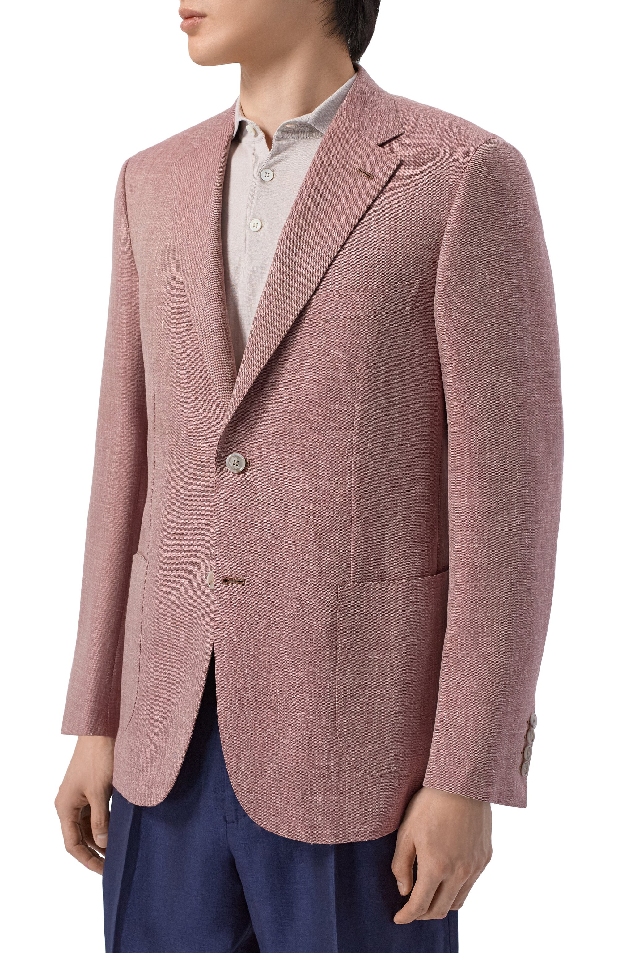 Пиджак из шерсти и шелка BRIONI красного цвета по цене 667000 руб., арт. RG0D0X/PDA13, фото 3 Пиджак из шерсти и шелка BRIONI, арт. RG0D0X/PDA13, фото 3