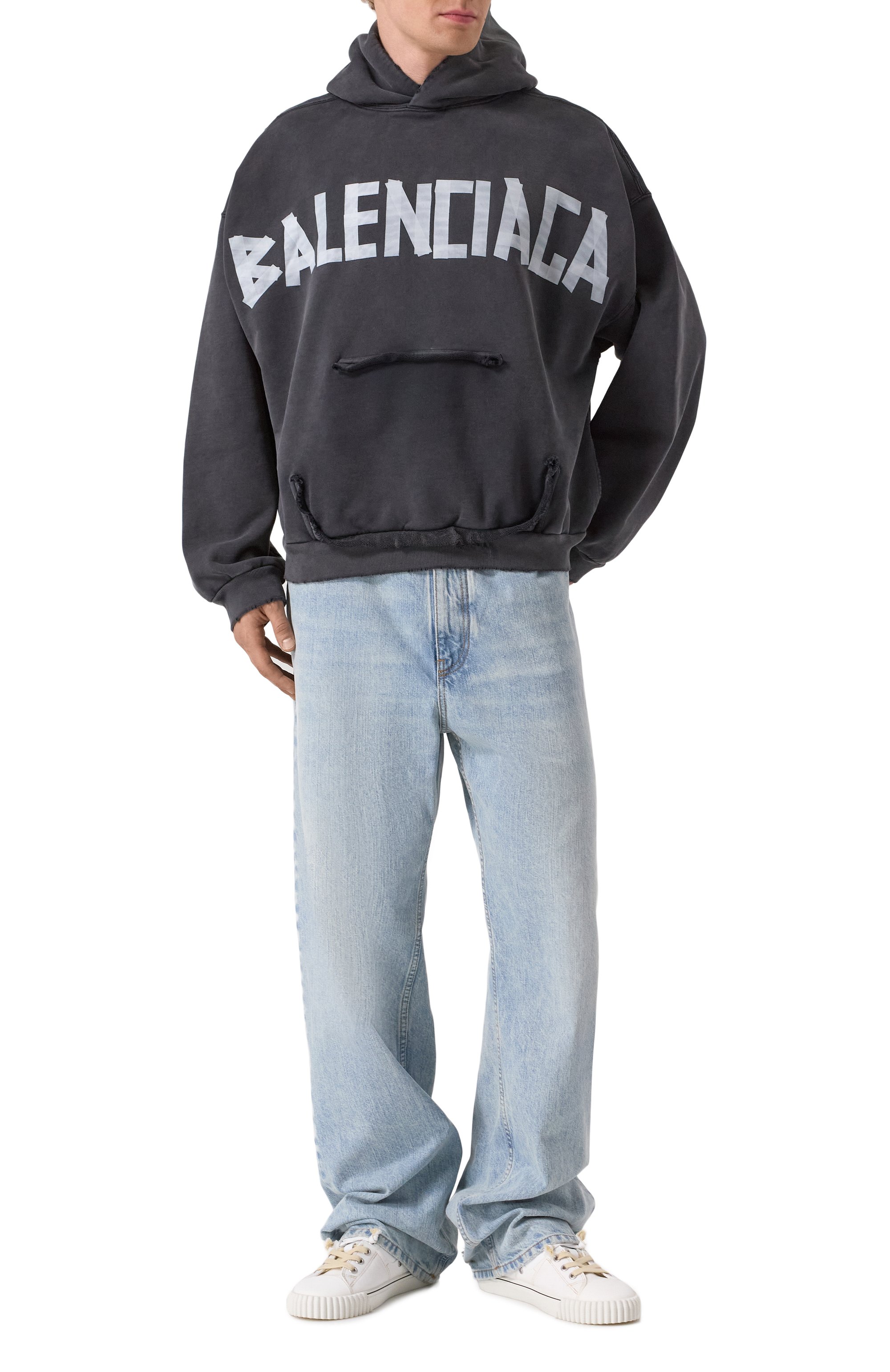 Хлопковое худи BALENCIAGA, арт. 744441/TRVK2, фото 2