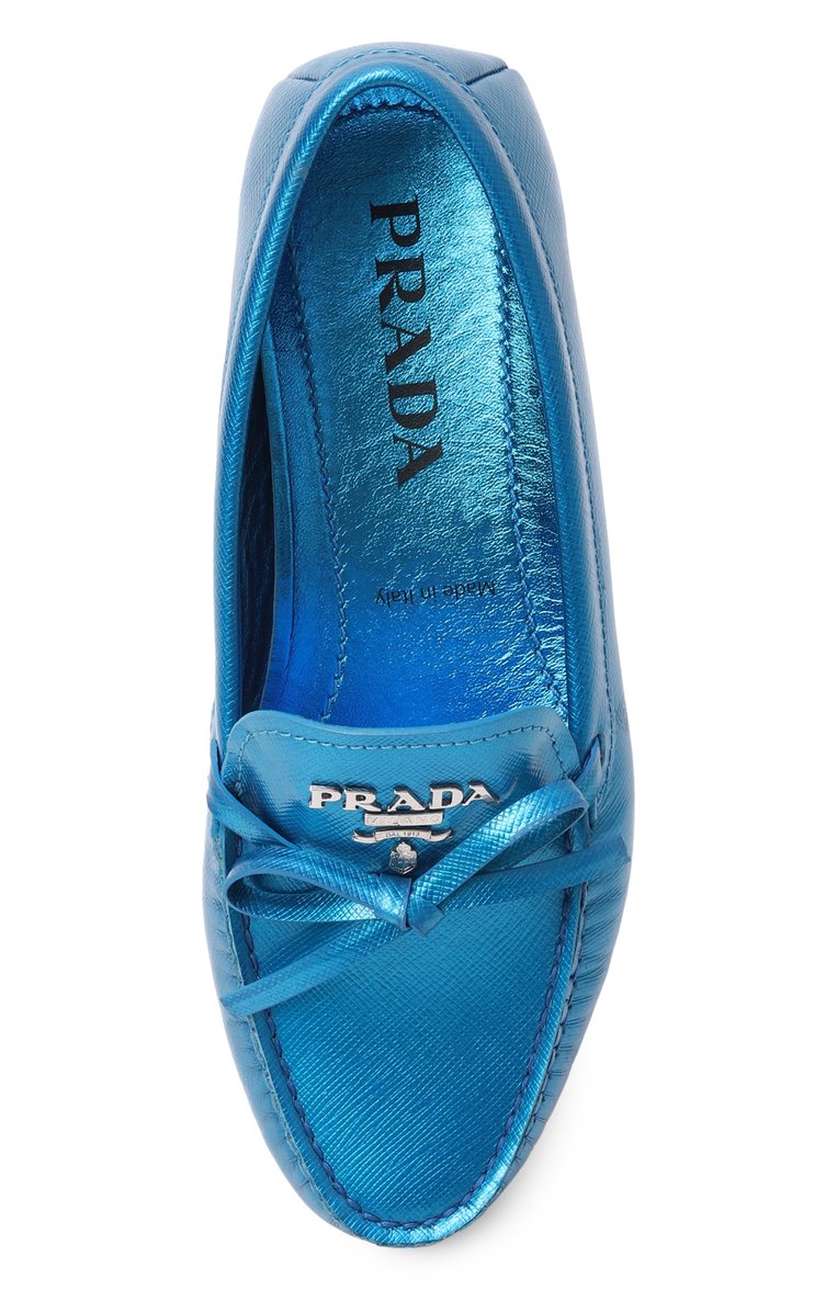 Кожаные мокасины PRADA, арт. 1D256L-3KGD-F0NOF-J005, фото 4