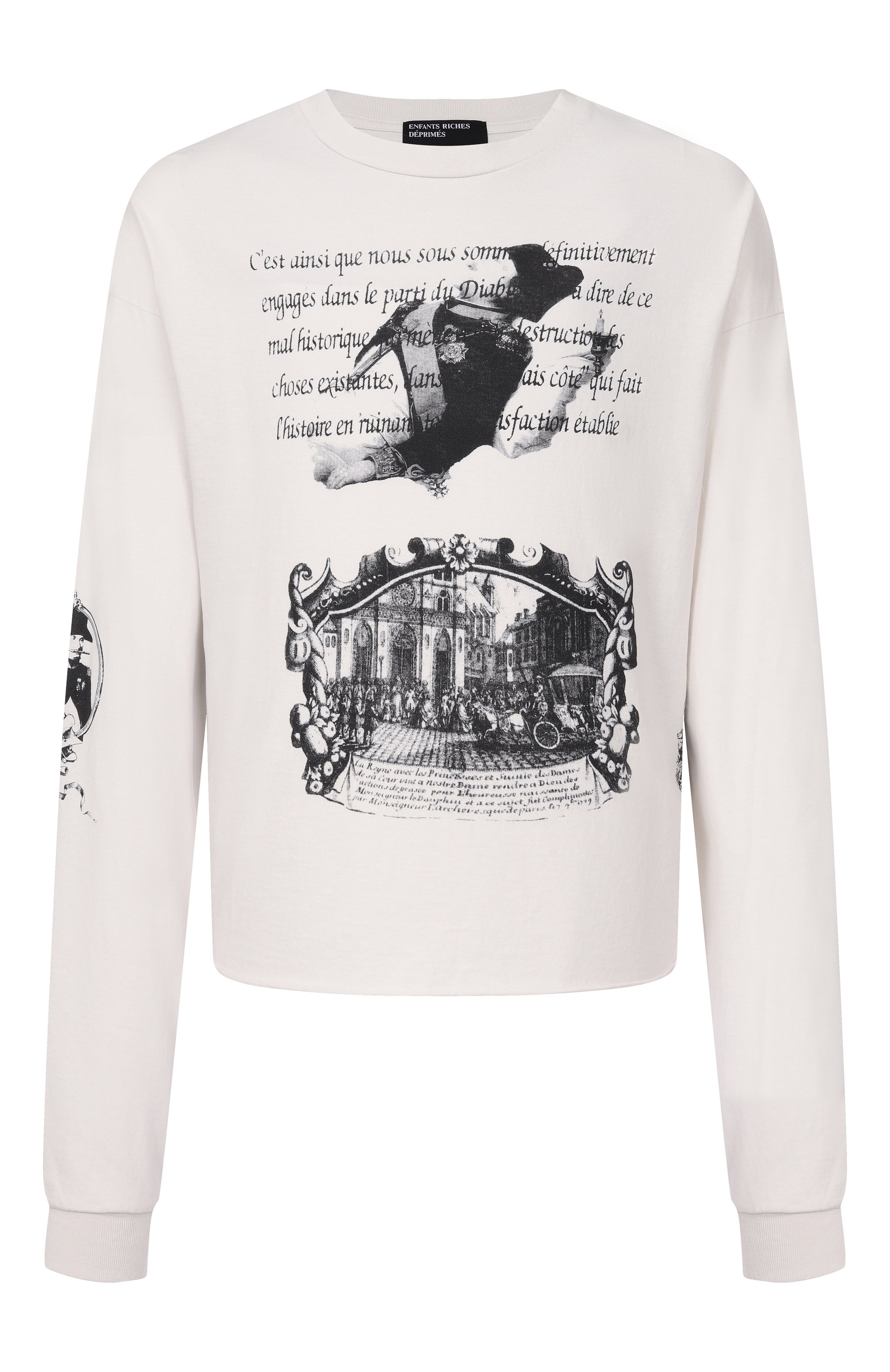 Хлопковый лонгслив ENFANTS RICHES DEPRIMES, арт. 010-891/C0TT0N, фото 1