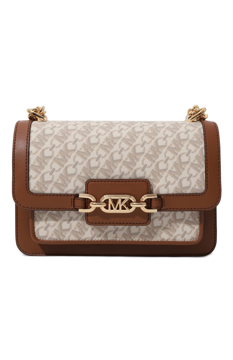 Женская сумка heather MICHAEL MICHAEL KORS кремового цвета, арт. 30R4G7HL3B | Фото 1 (Размер: small; Ремень/цепочка: На ремешке; Материал: Экокожа)