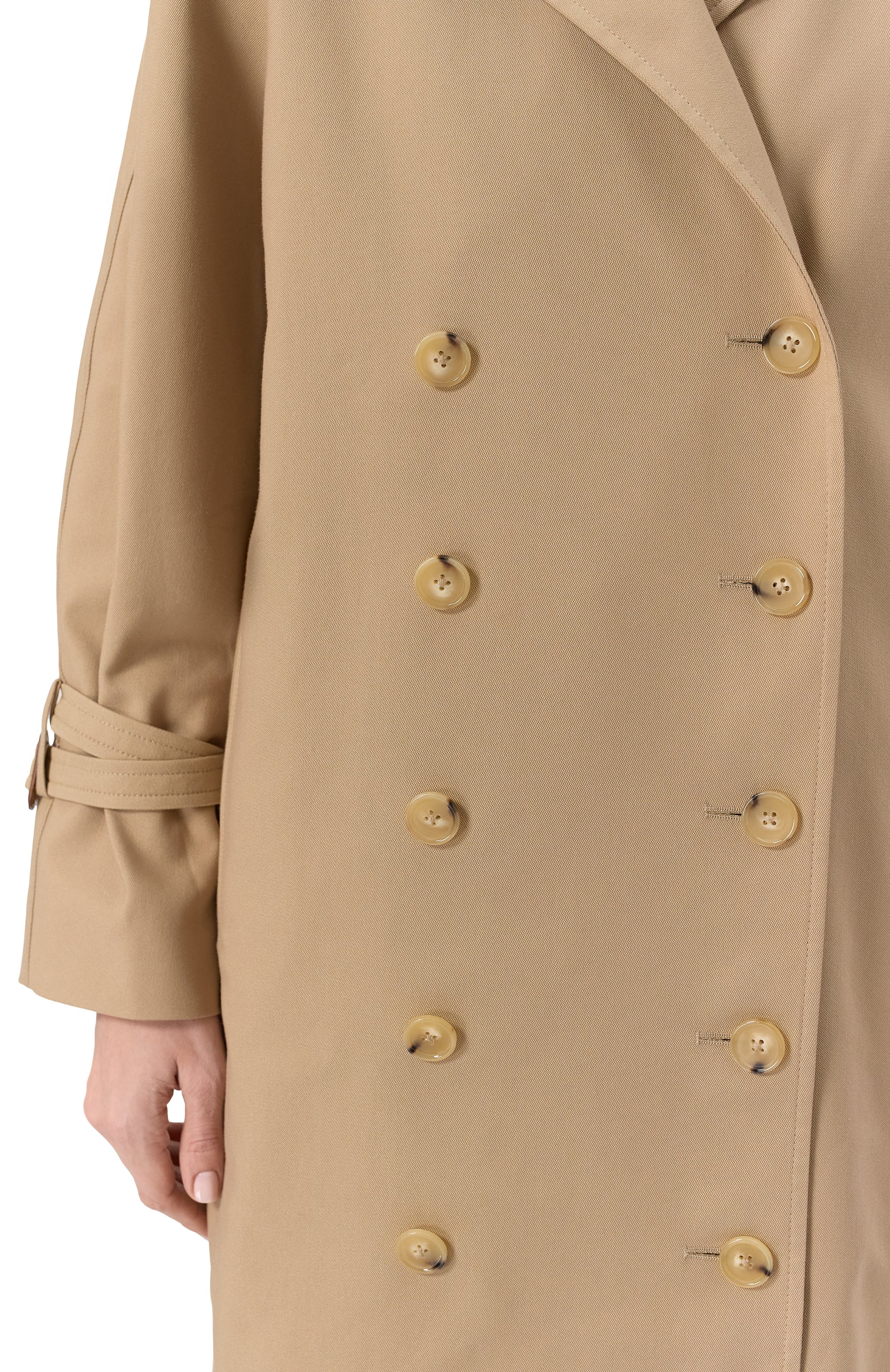 Хлопковый тренч TOTEME, арт. 243-WR01112-FB0243, фото 5