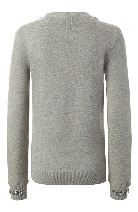 Пуловер из кашемира и хлопка Michael Kors Collection Серый, фото 2