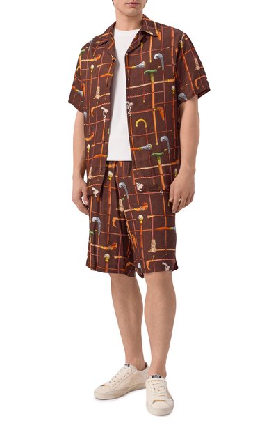 Рубашка из вискозы DROLE DE MONSIEUR, арт. K-SH230-VI033-BN, фото 2