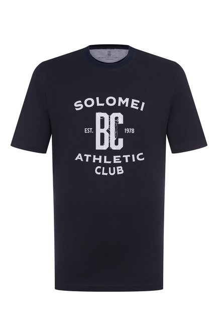 Мужская хлопковая футболка BRUNELLO CUCINELLI, арт. M0B133386G