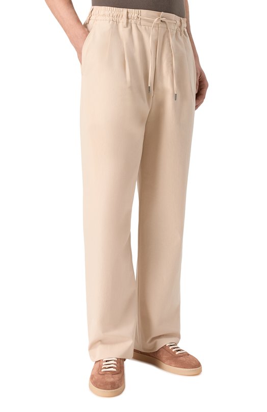 Хлопковые брюки MVST M26.CSM.T417/510 Бежевый  M26.CSM.T417/510 Фото 3