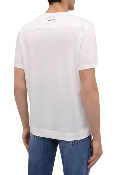 Хлопковая футболка LIMITATO белого цвета по цене 19950 руб., арт. NUMBER 2/T-SHIRT, фото 4 Хлопковая футболка LIMITATO, арт. NUMBER 2/T-SHIRT, фото 4