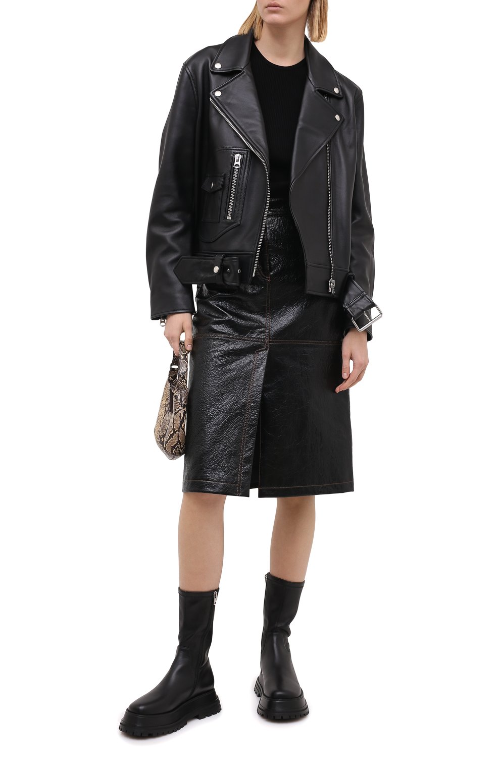 Юбка MSGM черного цвета по цене 44550 руб., арт. 2941MDD22 207670, фото 2 Юбка MSGM, арт. 2941MDD22 207670, фото 2