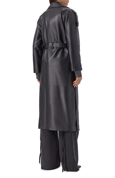 Кожаный тренч ISABEL BENENATO, арт. DL101F25, фото 4