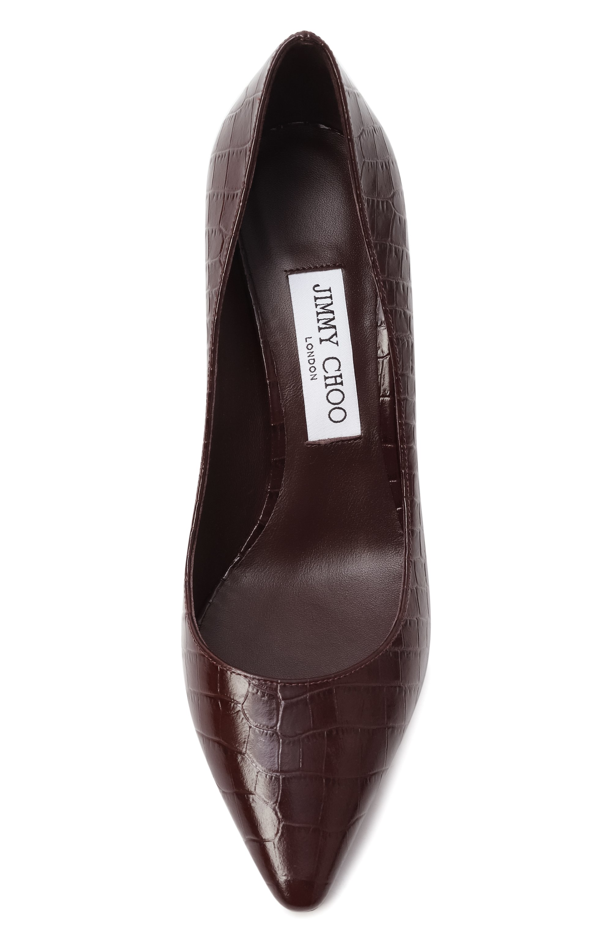 Кожаные туфли romy 85 JIMMY CHOO, арт. R0MY 85/CCL, фото 6