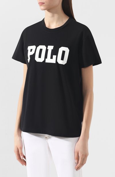 Хлопковая футболка POLO RALPH LAUREN, арт. 211744685, фото 3