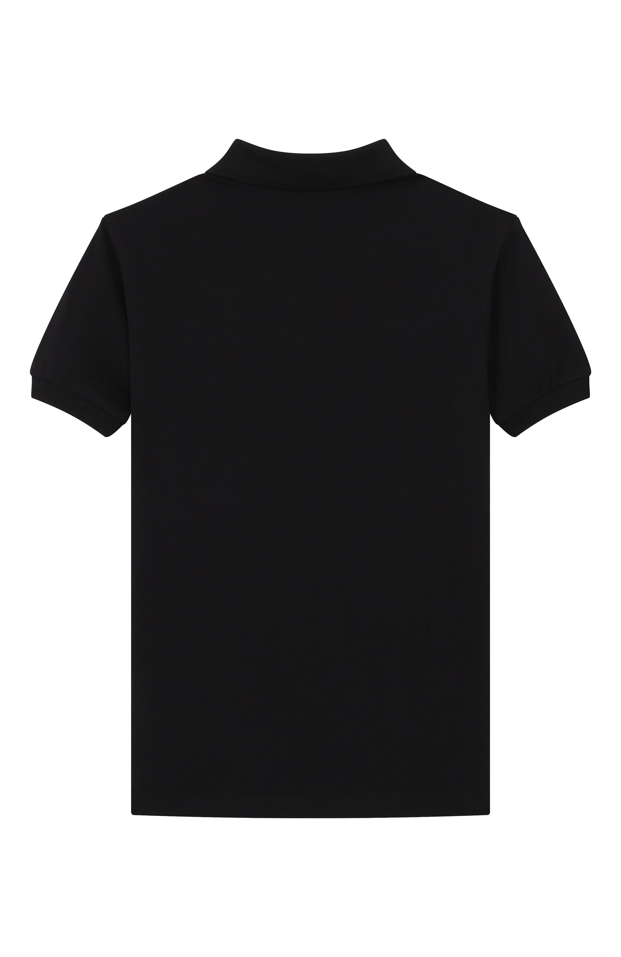 Хлопковое поло DSQUARED2 черного цвета по цене 15750 руб., арт. DQ3175/D0AGD, фото 2 Хлопковое поло DSQUARED2, арт. DQ3175/D0AGD, фото 2