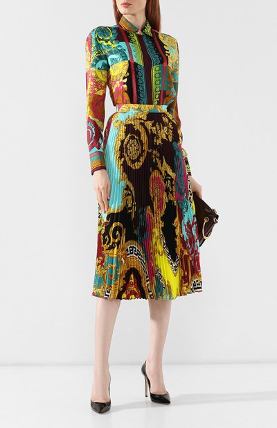 Шелковая рубашка VERSACE, арт. A82662/A230933, фото 2