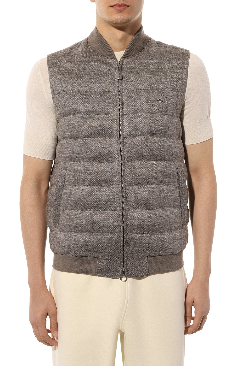 Жилет из шелка и льна STEFANO RICCI, арт. MZJ4100020/PPKL03, фото 3