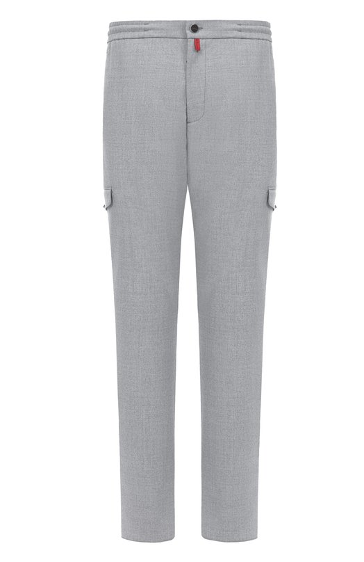 Шерстяные брюки Kiton UPLACTRK0170H01 Серый UPLACTRK0170H01