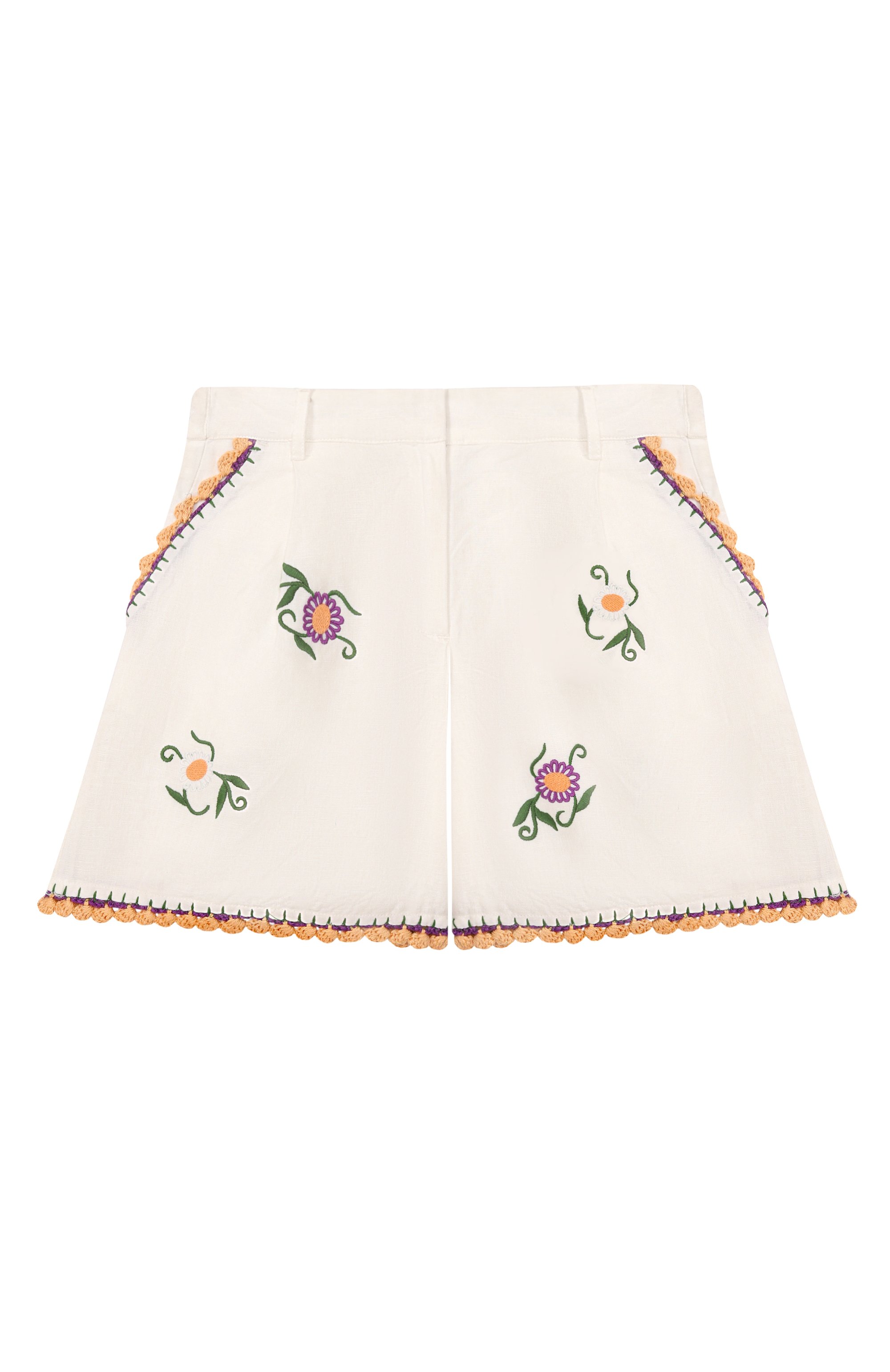 Шорты изо льна и хлопка STELLA MCCARTNEY, арт. TY6E19, фото 1