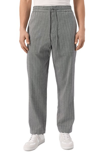 Брюки из хлопка и льна ICEBERG, арт. B131/0140, фото 3