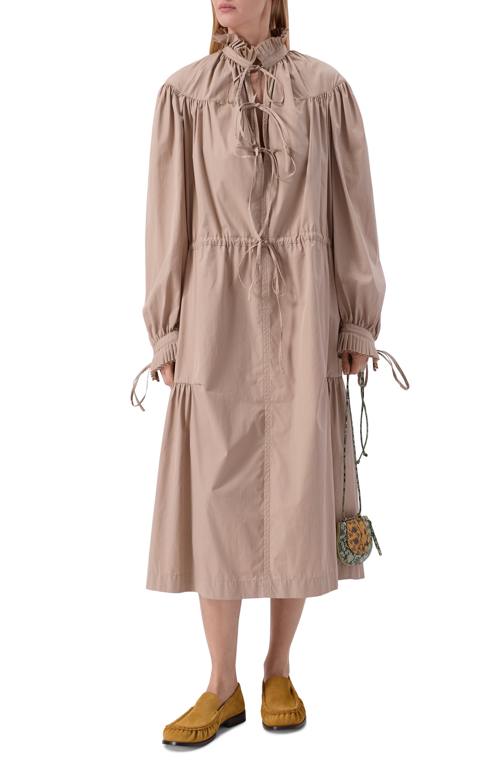 Замшевые лоферы DRIES VAN NOTEN темно-желтого цвета по цене 99500 руб., арт. 131710/0106, фото 3 Замшевые лоферы DRIES VAN NOTEN, арт. 131710/0106, фото 3